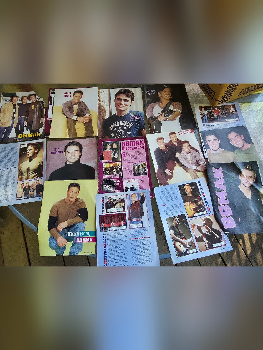 Vintage posters. Collectiable magazine. 90s & 2000s. BBMAK band.